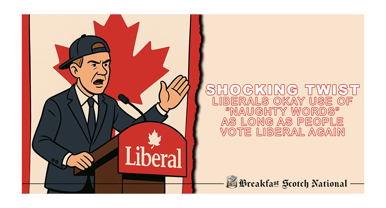 Shocking Twist; Liberals okay use of “naughty words” as long as people vote liberal again