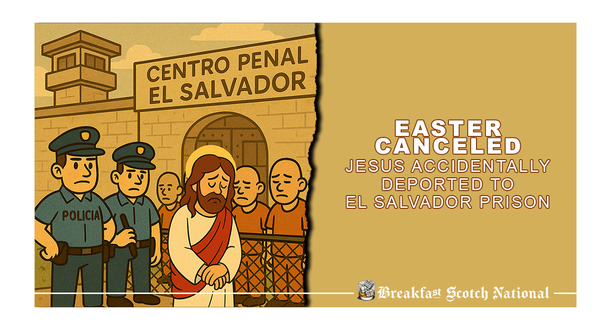 Easter canceled. Jesus accidentally deported to El Salvador Prison