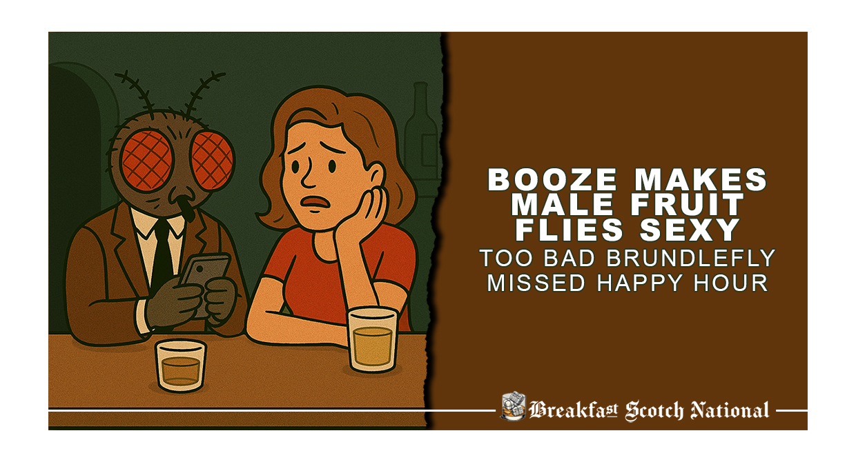 Booze Makes Male Fruit Flies Sexy—Too Bad Brundlefly Missed Happy Hour