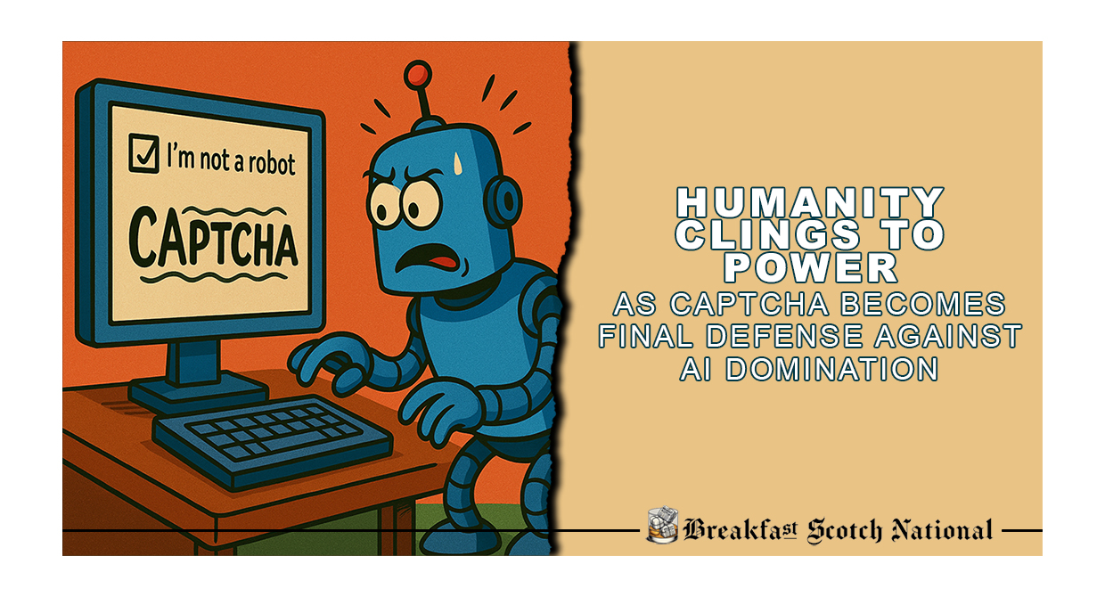 Humanity Clings to Power as CAPTCHA Becomes Final Defense Against AI Domination