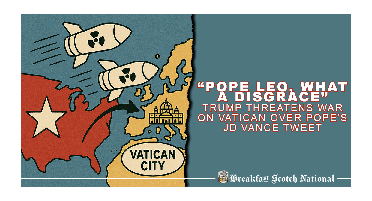 “Pope Leo, what a disgrace” Trump threatens War on Vatican Over Pope’s JD Vance Tweet
