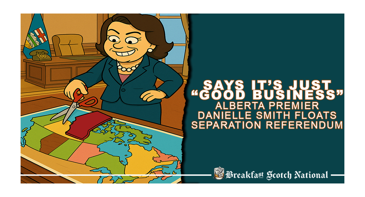 Says It’s Just “Good Business”. Alberta Premier Danielle Smith Floats Separation Referendum