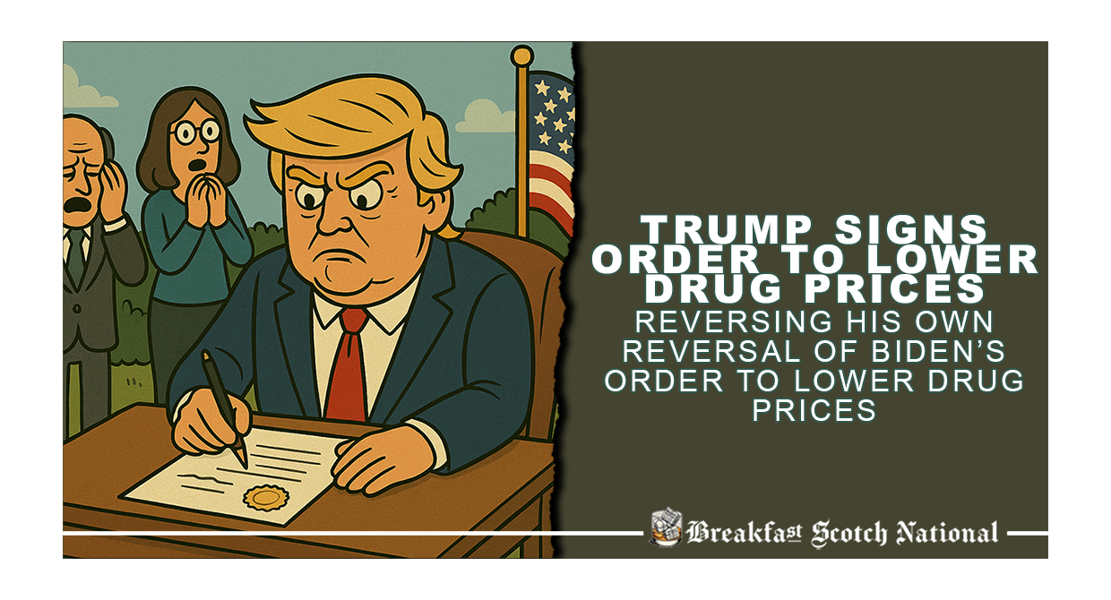 Trump Signs Order to Lower Drug Prices, Reversing His Own Reversal of Biden’s Order to Lower Drug Prices