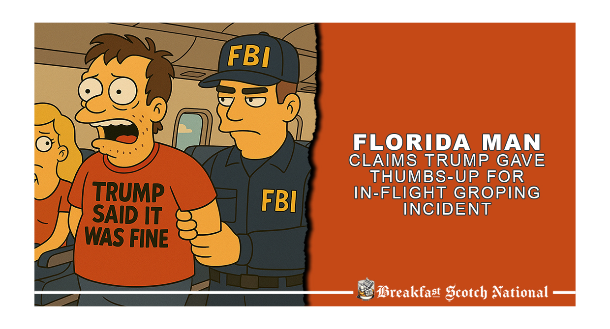 Florida Man Claims Trump Gave Thumbs-Up for In-Flight Groping Incident