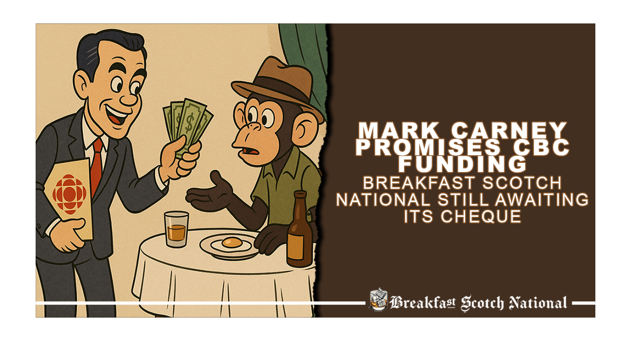 Mark Carney Promises CBC Funding; Breakfast Scotch National Still Awaiting Its Cheque