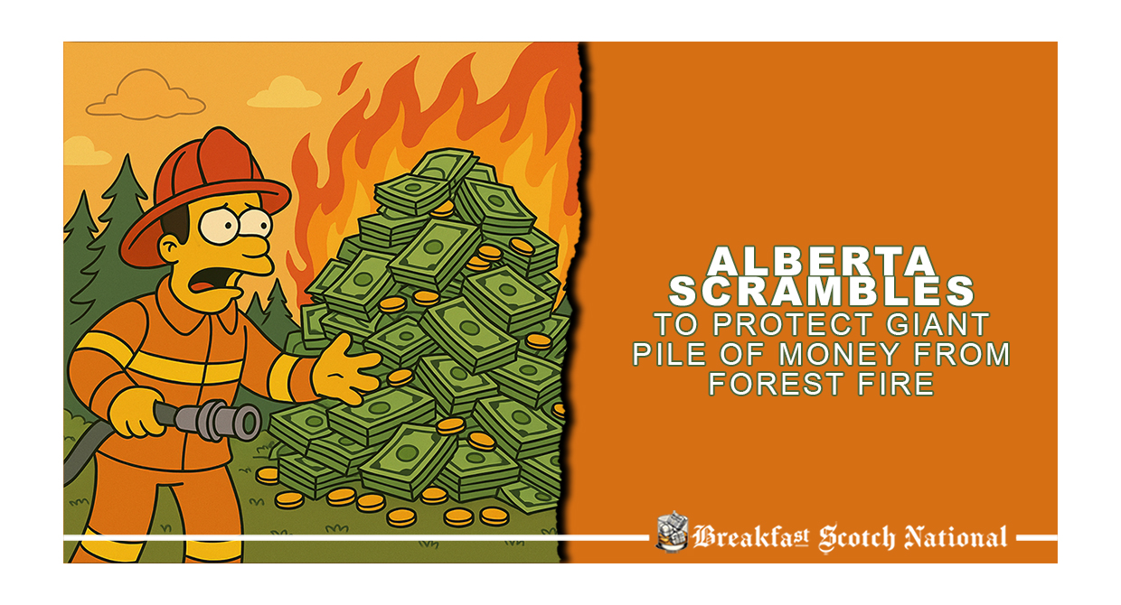 Alberta Scrambles To Protect Giant Pile Of Money From Forest Fire