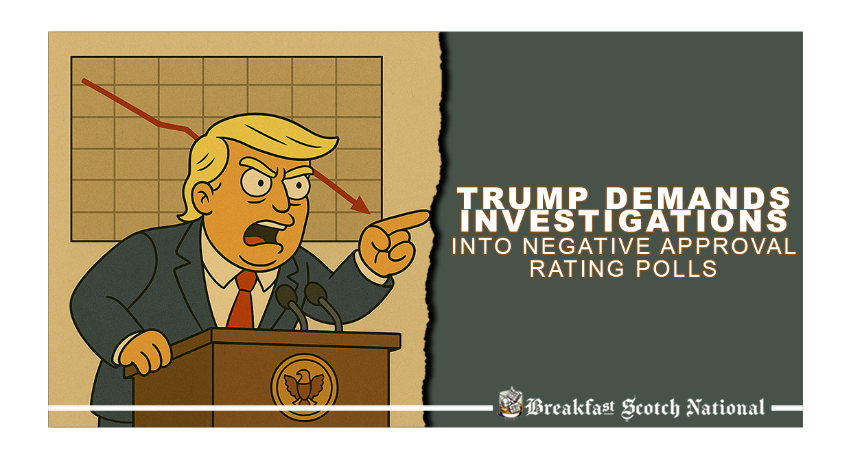 Trump Demands Investigations Into Negative Approval Rating Polls