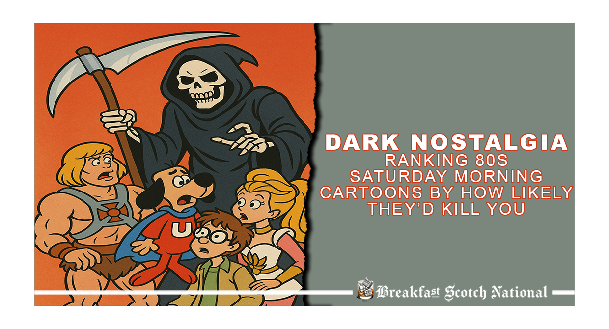 Dark Nostalgia: Ranking 80s Saturday Morning Cartoons by How Likely They’d Kill You