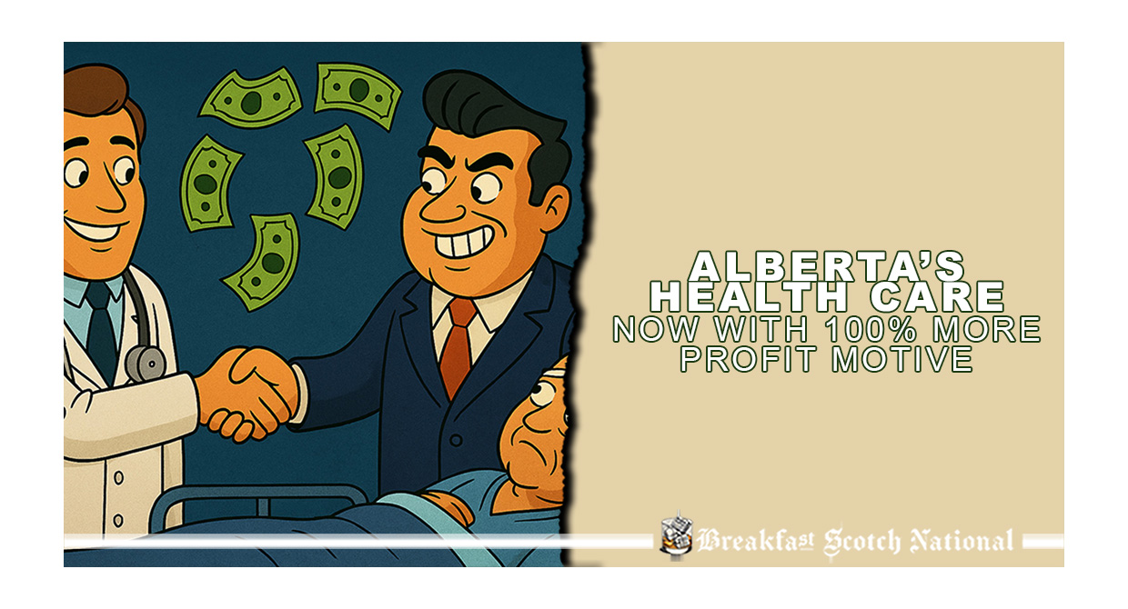 Alberta’s Health Care: Now with 100% More Profit Motive