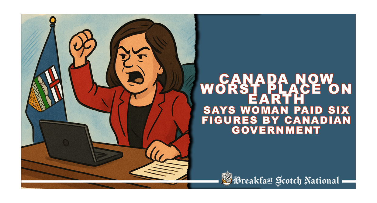 Canada Now Worst Place on Earth, Says Woman Paid Six Figures by Canadian Government
