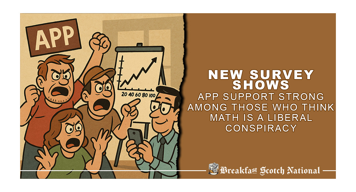 New Survey Shows APP Support Strong Among Those Who Think Math is a Liberal Conspiracy