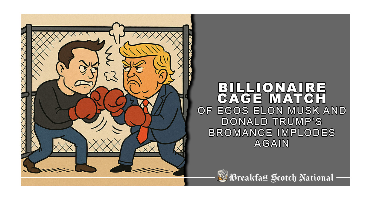 Billionaire Cage Match of Egos Elon Musk and Donald Trump’s Bromance Implodes again