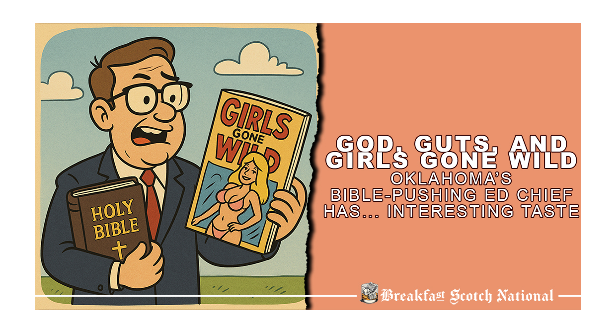 God, Guts, and Girls Gone Wild: Oklahoma’s Bible-Pushing Ed Chief Has… Interesting Taste