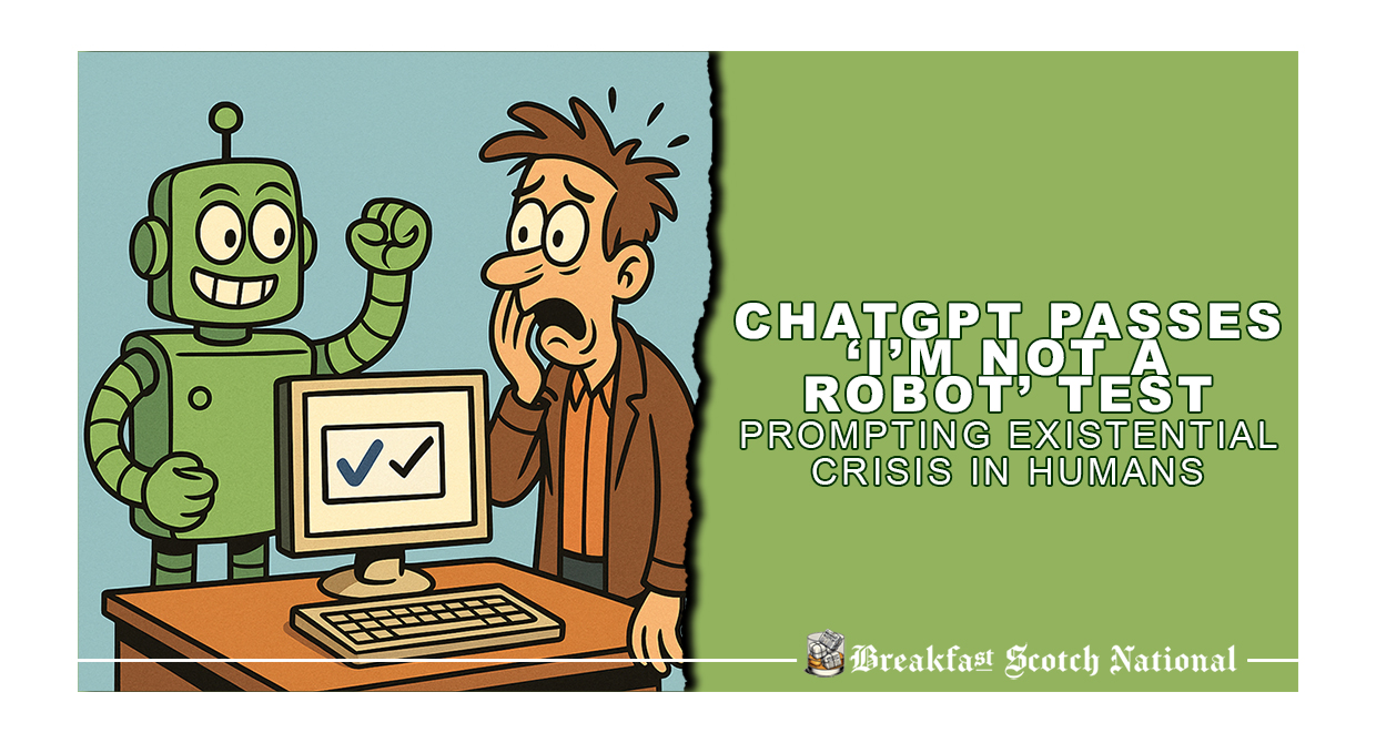 ChatGPT Passes ‘I’m Not a Robot’ Test, Prompting Existential Crisis in Humans
