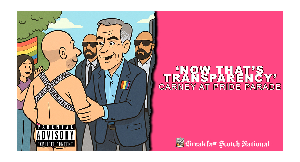 ‘Now That’s Transparency’ Carney at Pride Parade