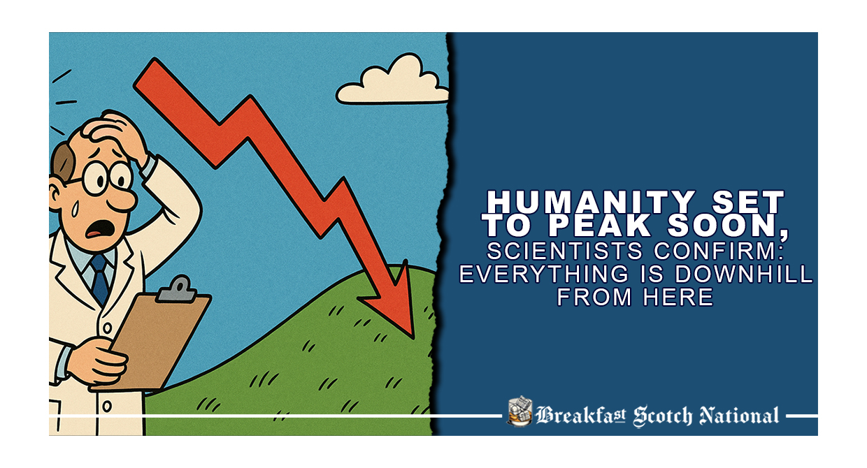 Humanity Set to Peak Soon, Scientists Confirm: Everything Is Downhill from Here
