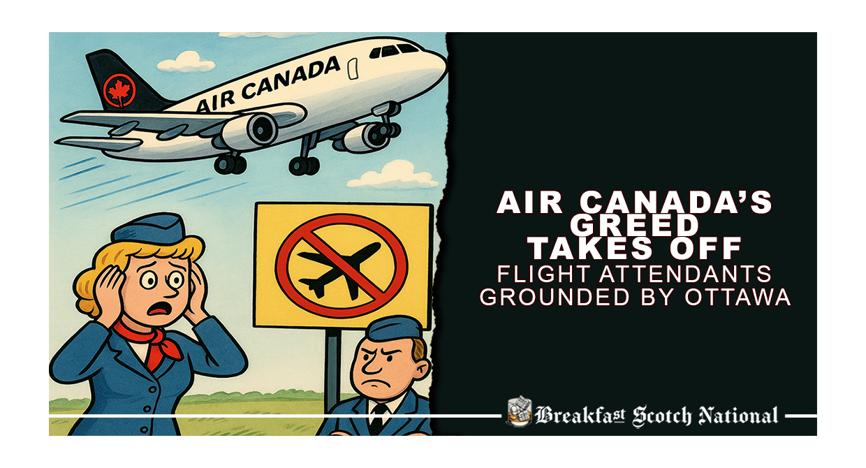 Air Canada’s Greed Takes Off, Flight Attendants Grounded by Ottawa