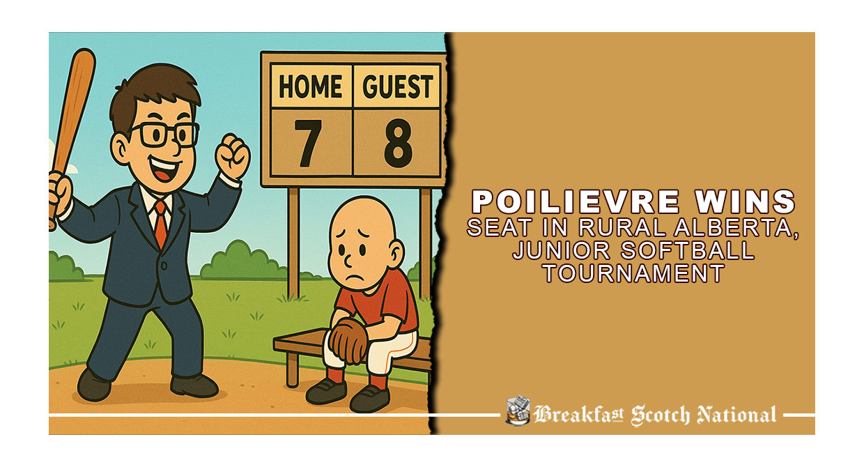 Poilievre Wins Seat in Rural Alberta, Junior Softball Tournament