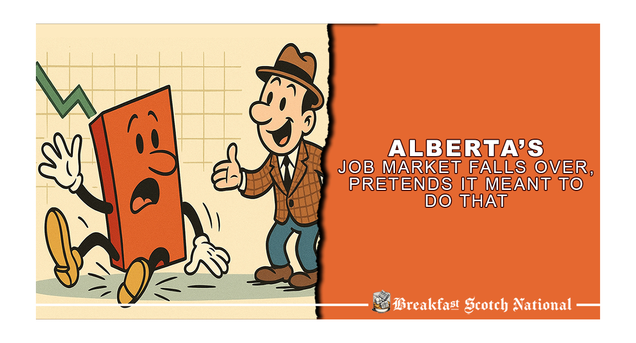 Alberta’s Job Market Falls Over, Pretends It Meant to Do That