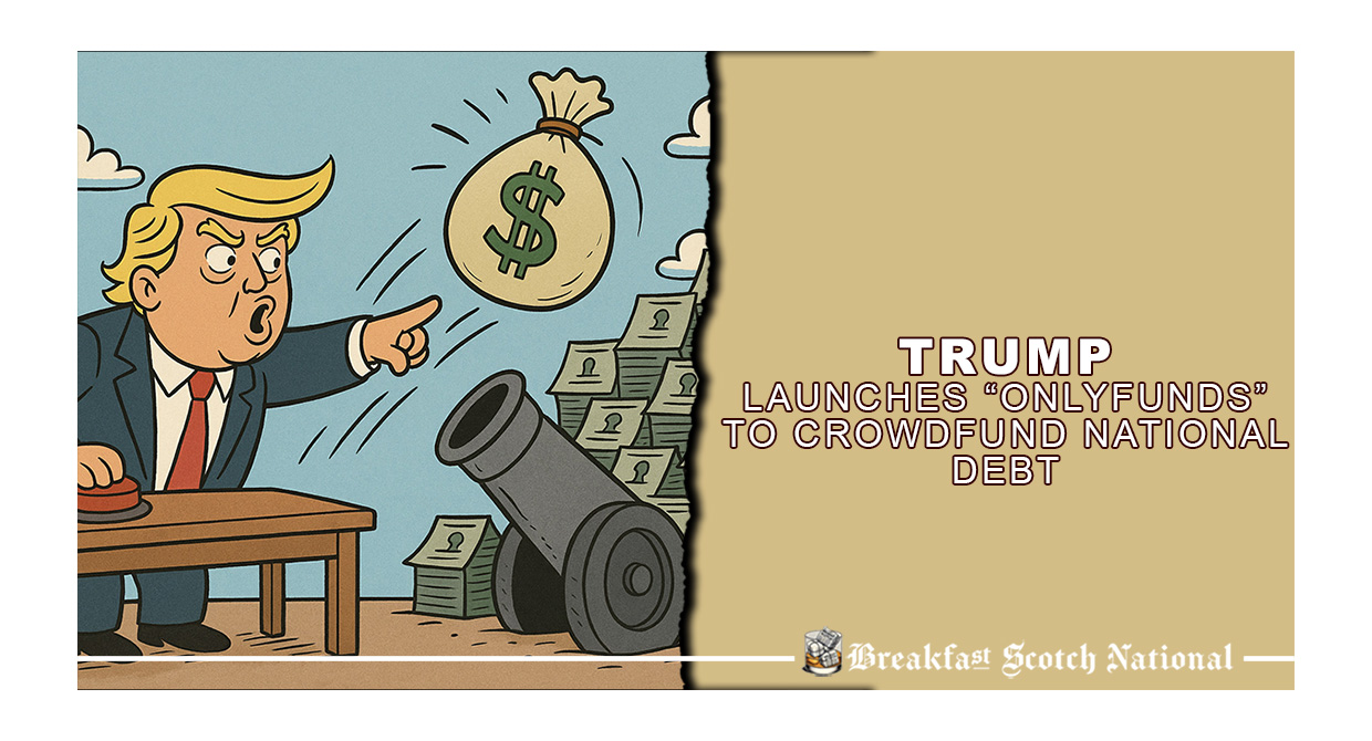 Trump Launches “OnlyFunds” to Crowdfund National Debt