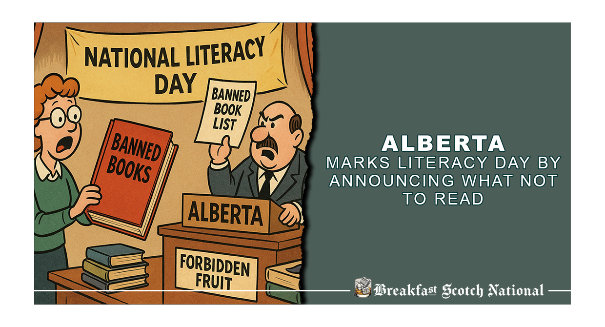 Alberta Marks Literacy Day by Announcing What Not to Read