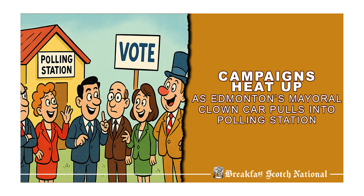 Campaigns Heat Up as Edmonton’s Mayoral Clown Car Pulls into Polling Station