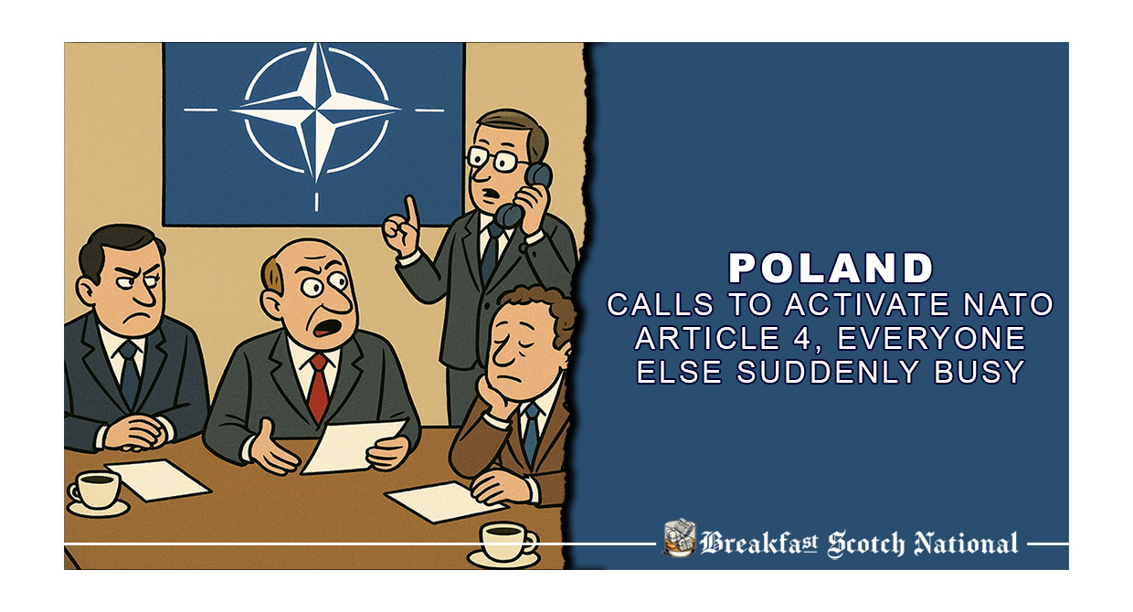 Poland Calls to Activate NATO Article 4, Everyone Else Suddenly Busy