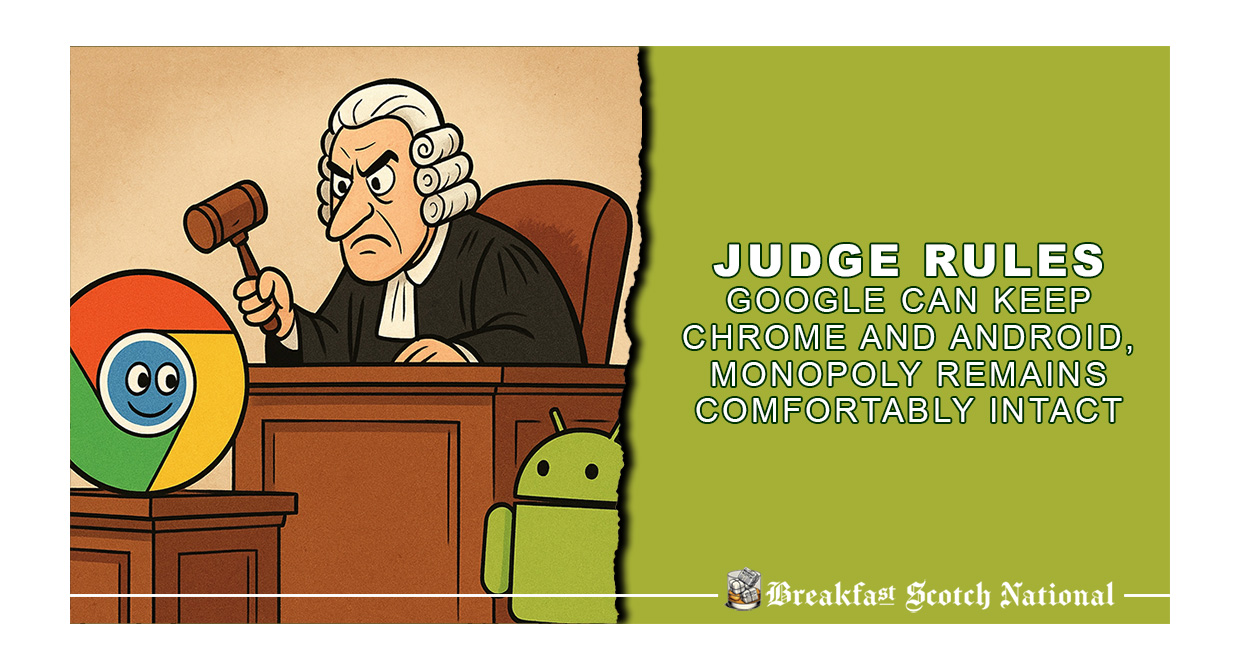 Judge Rules Google Can Keep Chrome and Android, Monopoly Remains Comfortably Intact