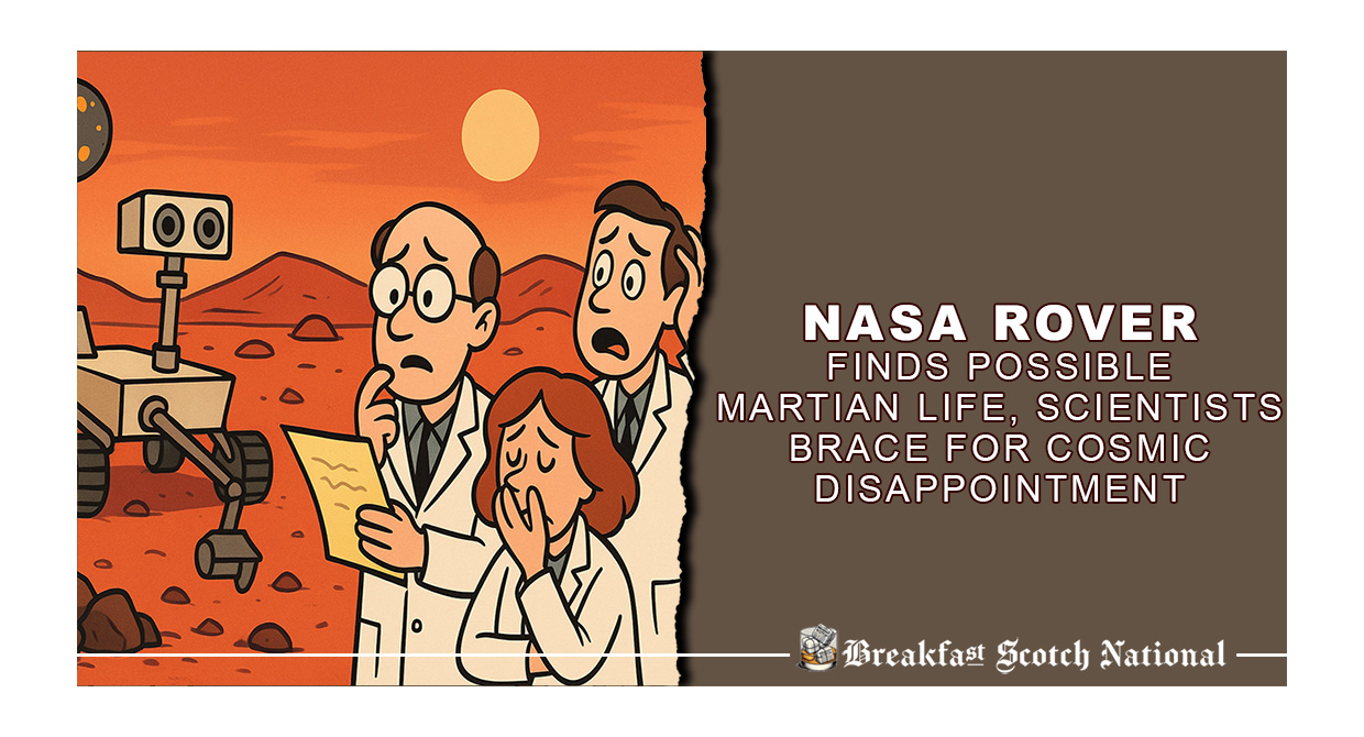 NASA Rover Finds Possible Martian Life, Scientists Brace for Cosmic Disappointment