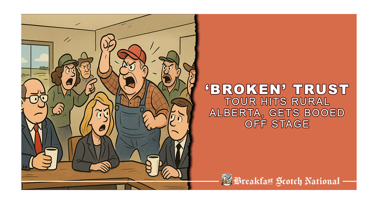 ‘Broken’ Trust Tour Hits Rural Alberta, Gets Booed Off Stage