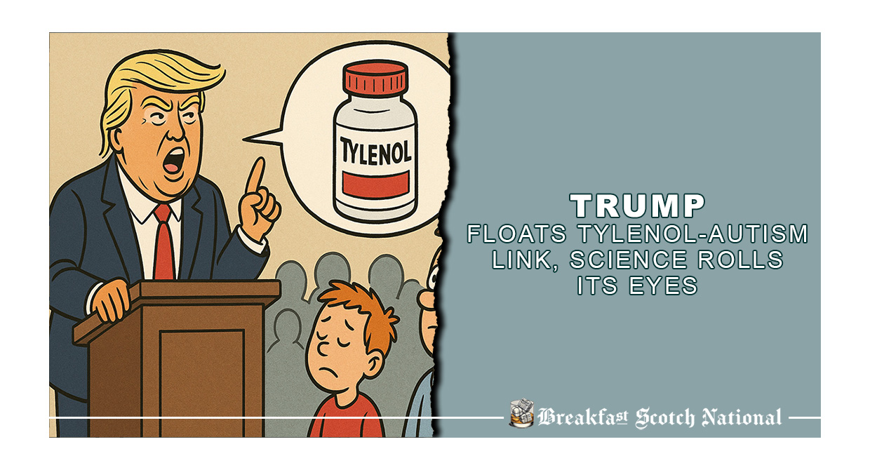 Trump Floats Tylenol-Autism Link, Science Rolls Its Eyes