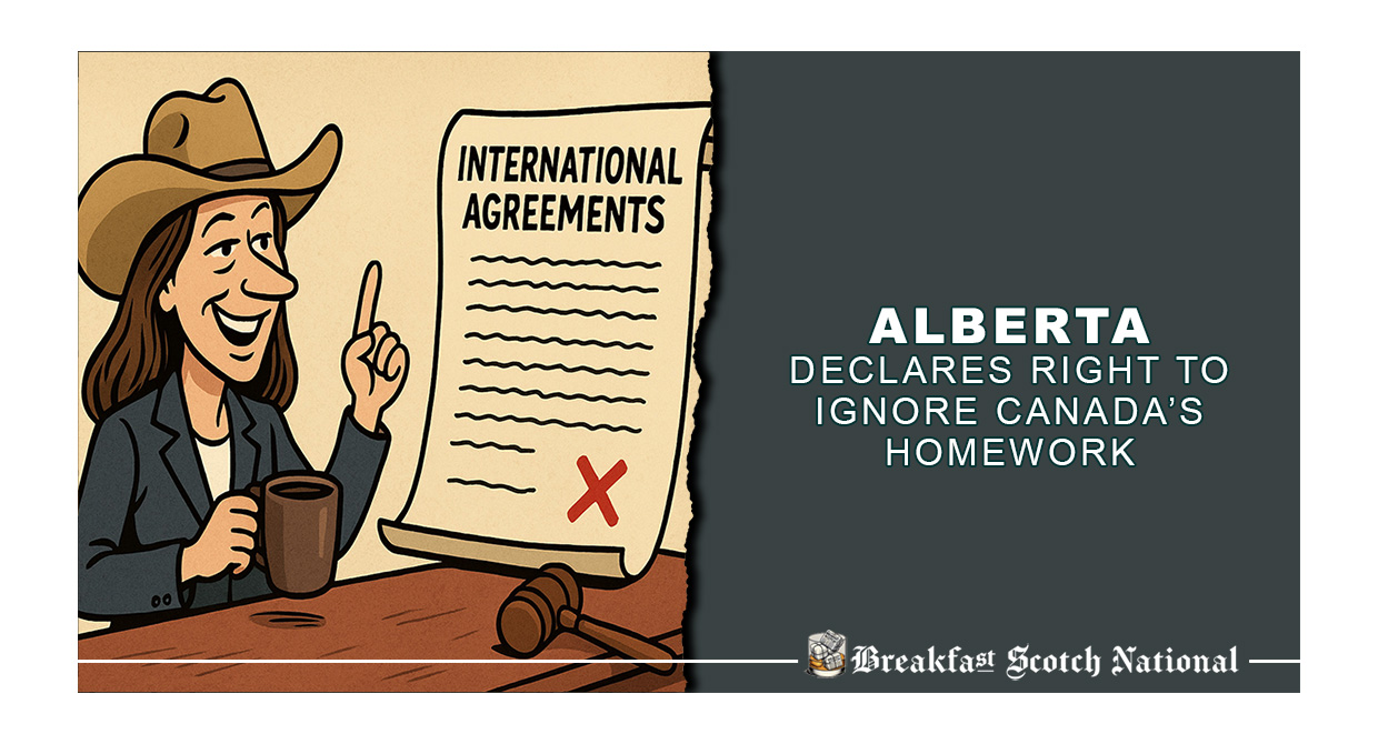 Alberta Declares Right to Ignore Canada’s Homework