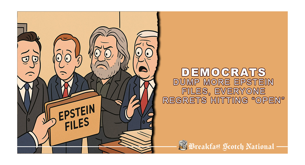 Democrats Dump More Epstein Files, Everyone Regrets Hitting “Open”