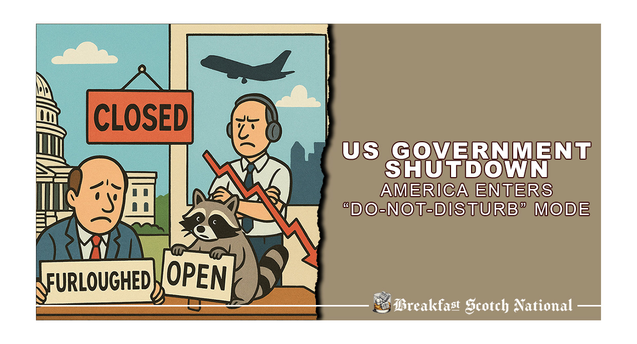 US Government Shutdown: America Enters “Do-Not-Disturb” Mode