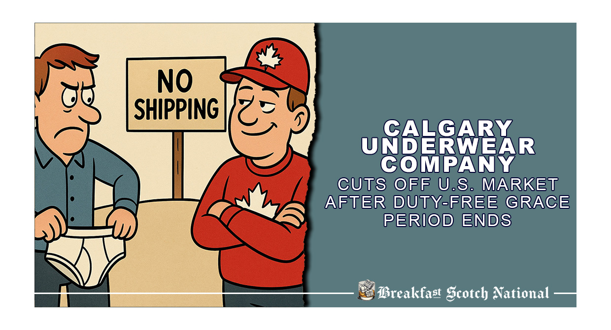 Calgary Underwear Company Cuts Off U.S. Market After Duty-Free Grace Period Ends