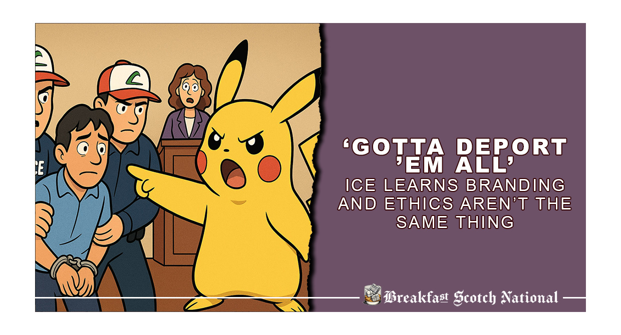 ‘Gotta Deport ’Em All’: ICE Learns Branding and Ethics Aren’t the Same Thing