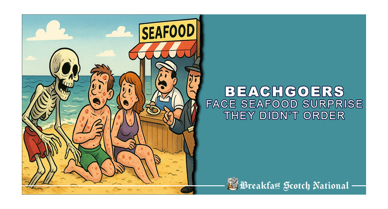 Beachgoers Face Seafood Surprise They Didn’t Order