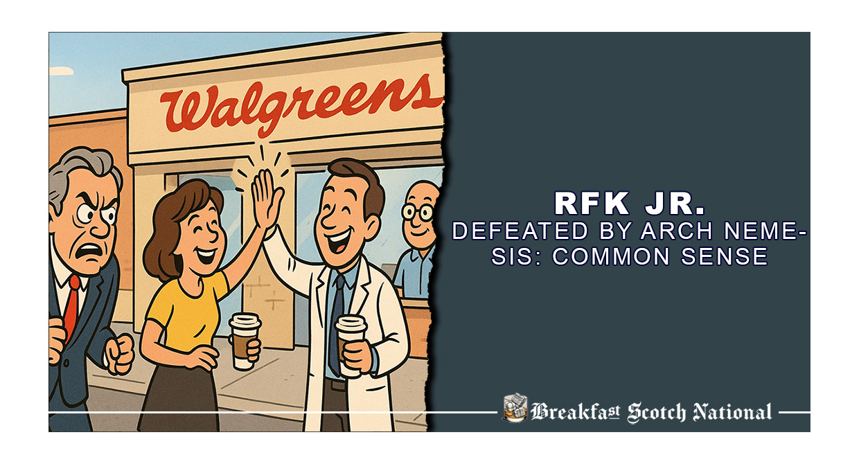 RFK Jr. Defeated by Arch Nemesis: Common Sense