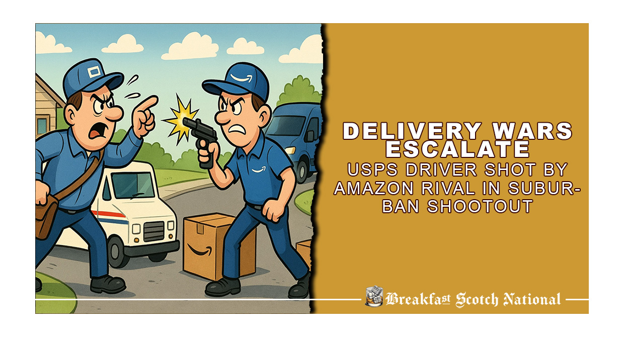 Delivery Wars Escalate: USPS Driver Shot by Amazon Rival in Suburban Shootout
