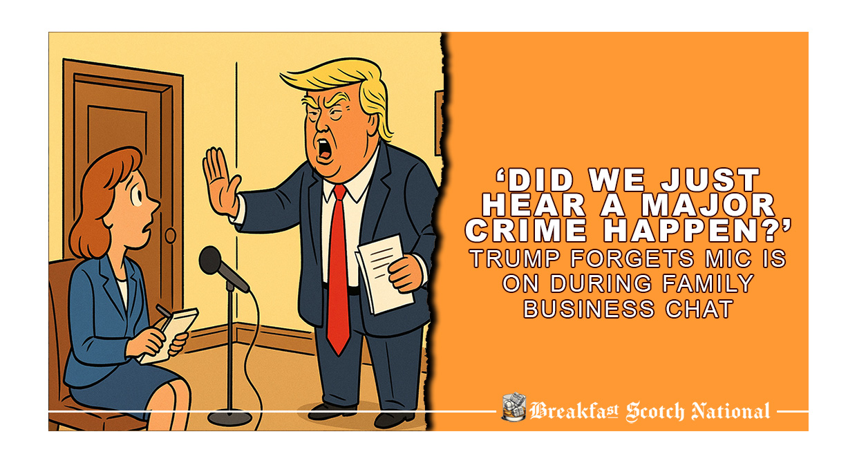 ‘Did We Just Hear a Major Crime Happen?’: Trump Forgets Mic Is On During Family Business Chat