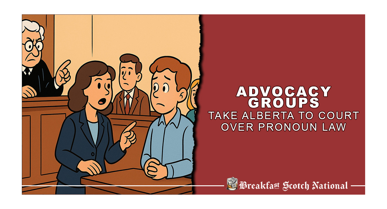 Advocacy Groups Take Alberta to Court Over Pronoun Law