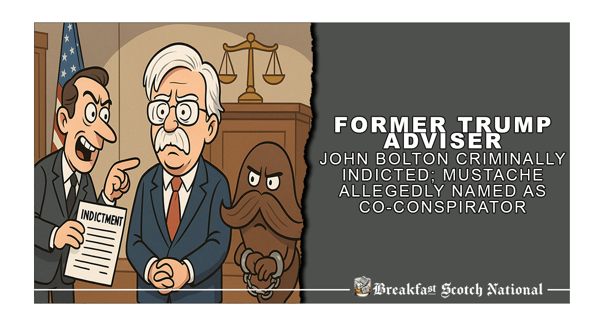 Former Trump Adviser John Bolton Criminally Indicted; Mustache Allegedly Named as Co-Conspirator
