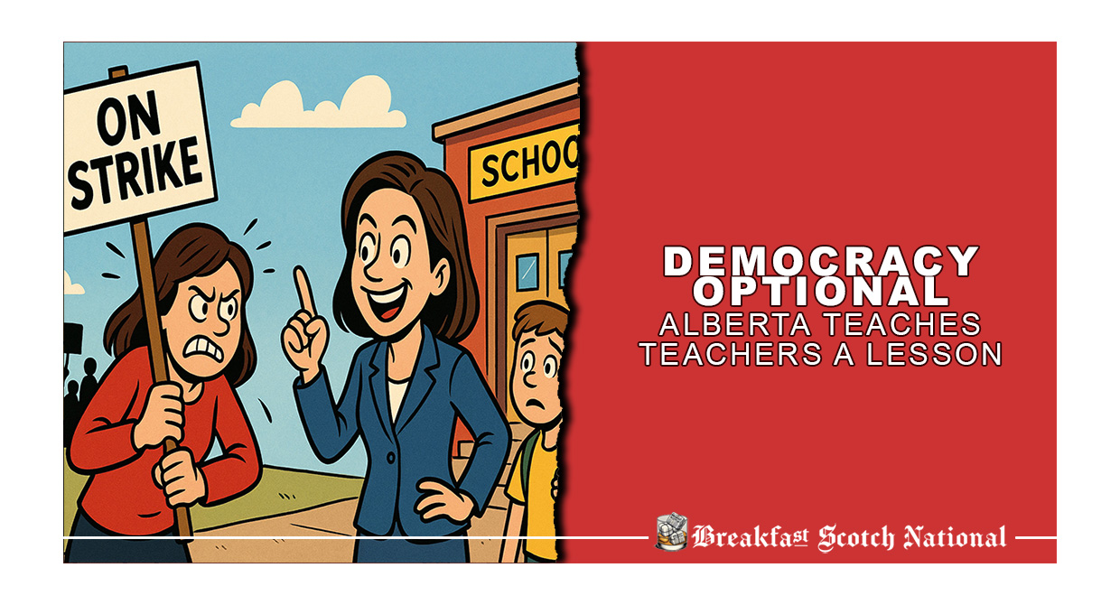 Democracy Optional; Alberta Teaches Teachers a Lesson