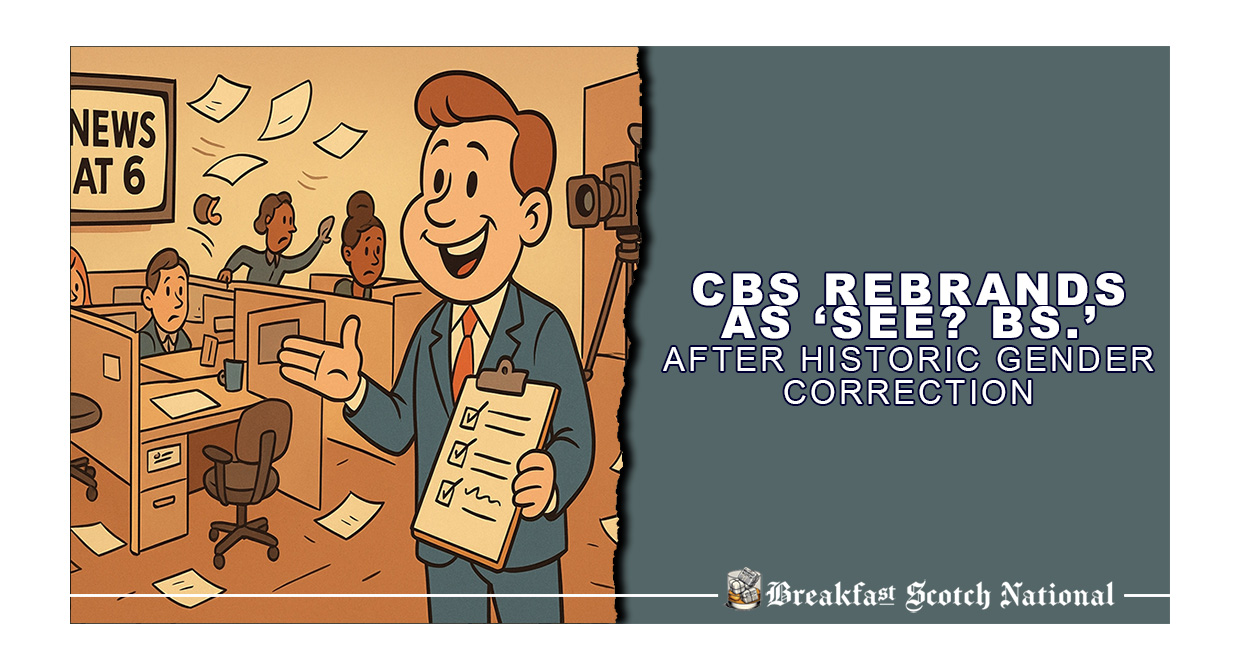 CBS Rebrands as ‘See? BS.’ After Historic Gender Correction