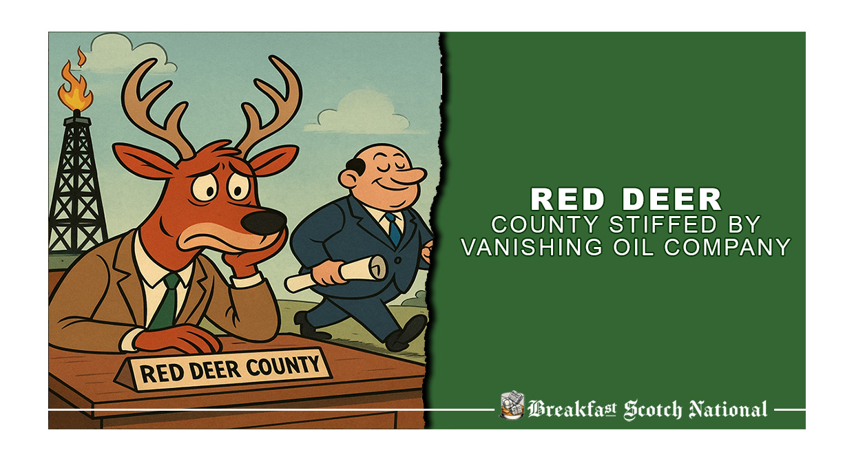 Red Deer County Stiffed by Vanishing Oil Company