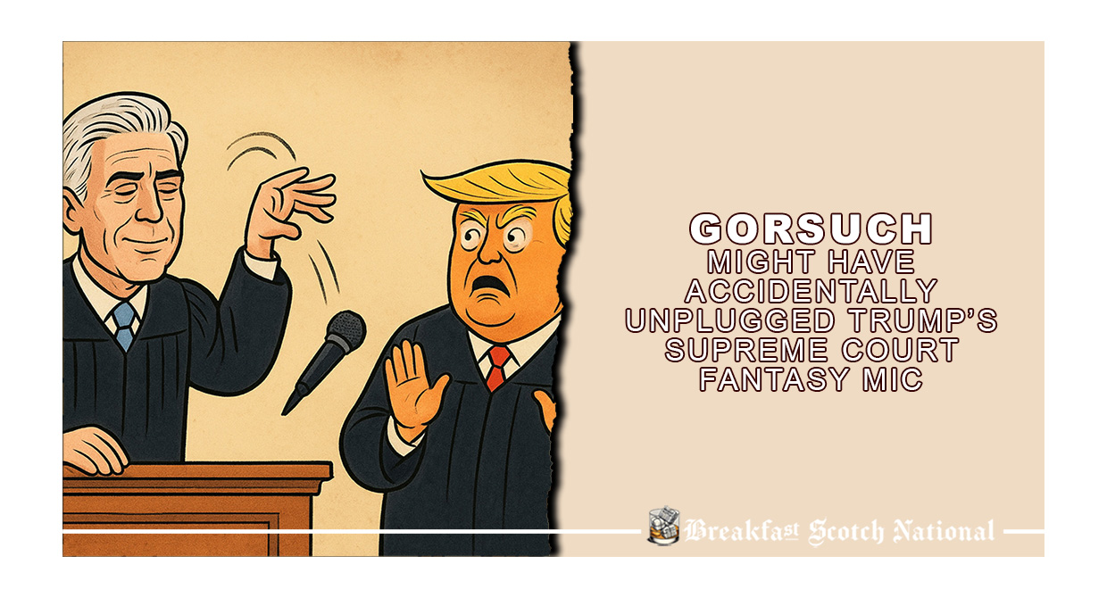 Gorsuch Might Have Accidentally Unplugged Trump’s Supreme Court Fantasy Mic