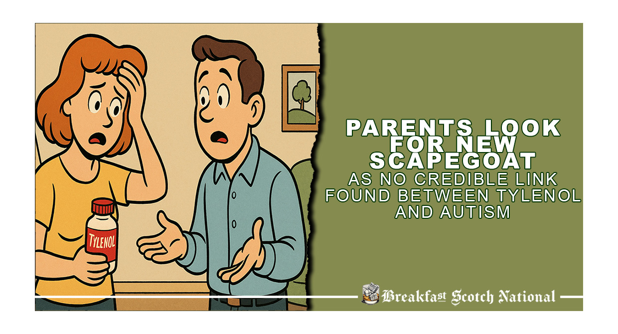 Parents look for new Scapegoat as No Credible Link Found Between Tylenol and Autism