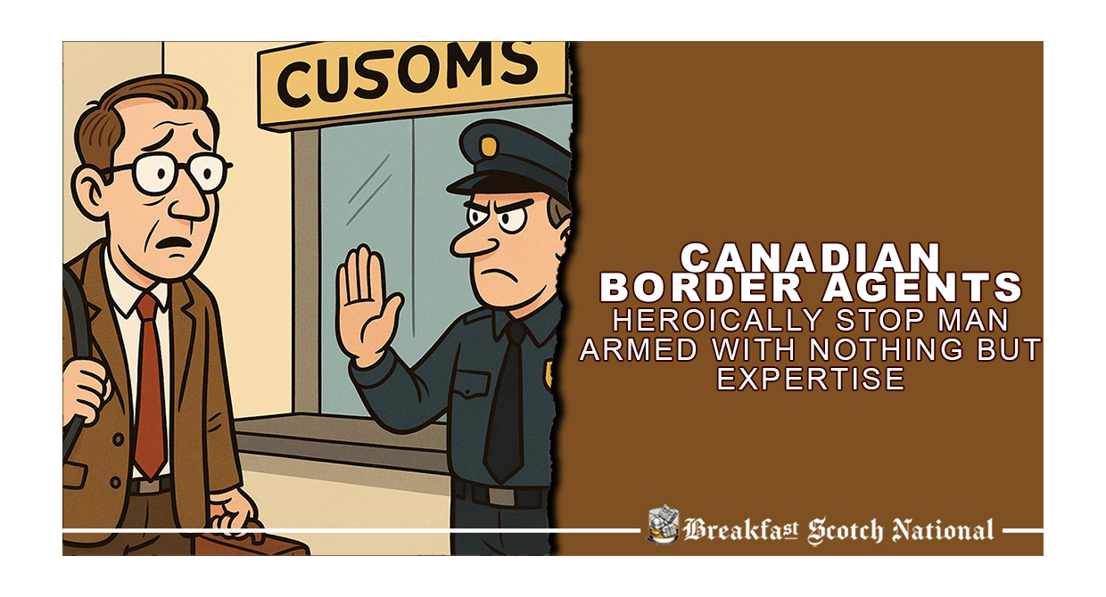 Canadian Border Agents Heroically Stop Man Armed With Nothing but Expertise