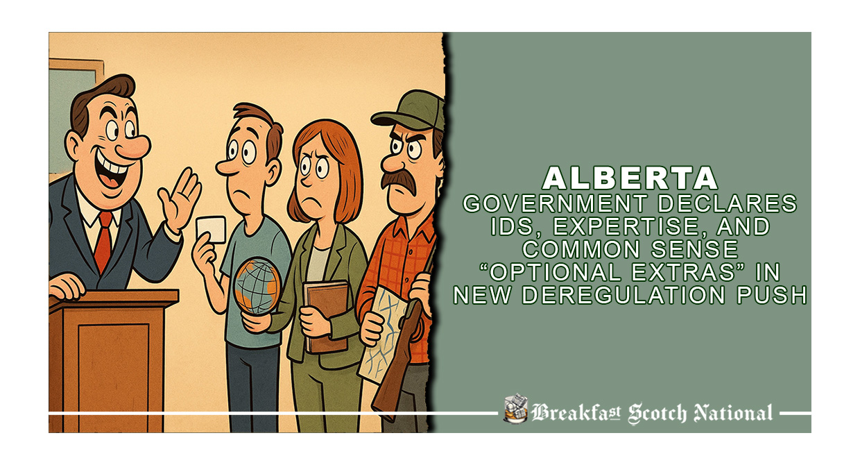 Alberta Government Declares IDs, Expertise, and Common Sense “Optional Extras” in New Deregulation Push
