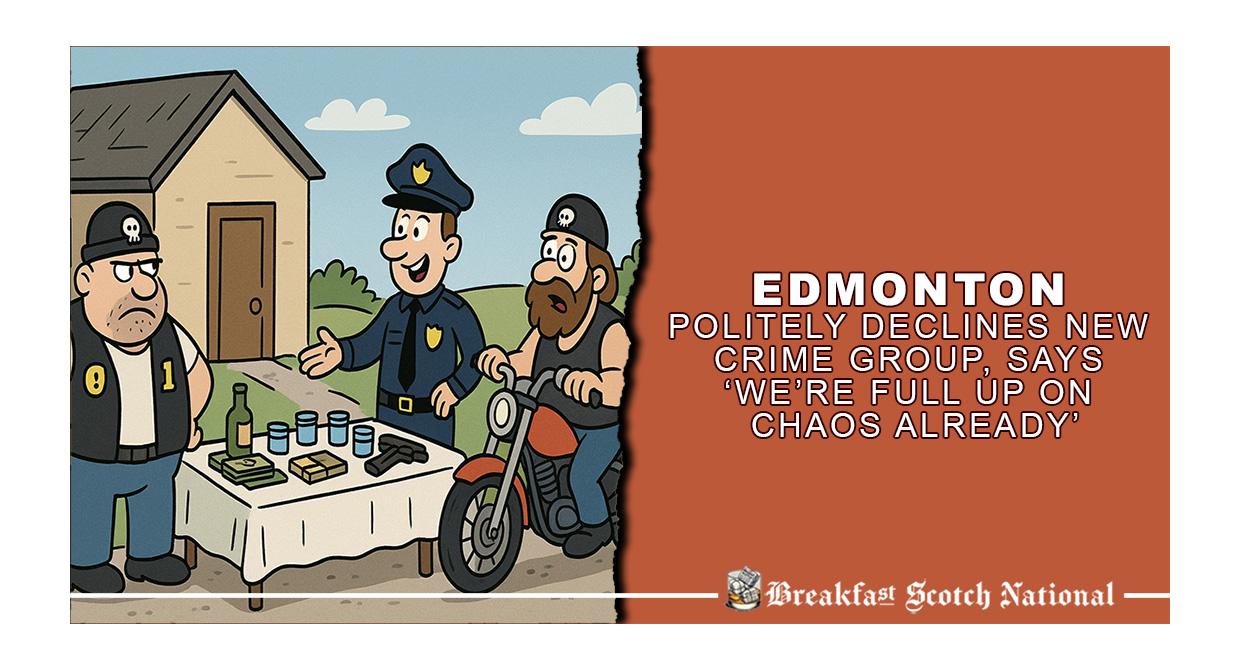 Edmonton Politely Declines New Crime Group, Says ‘We’re Full Up on Chaos Already’